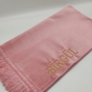 Özel İsimli Aydın Seccade ( Pembe )